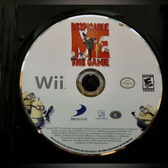Despicable Me Wii Game - Picture 1 of 2
